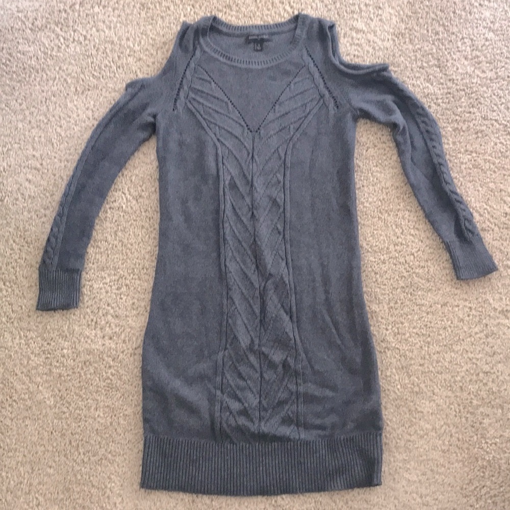 Banana Republic Cold Shoulder sweater dress